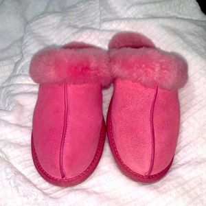 Pink UGG slippers